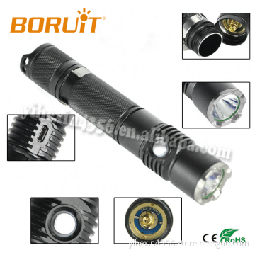 Boruit EFL0858 Aluminum Alloy 1000LM X5R USB Dual Switch Flashlight
